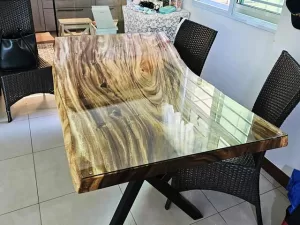 glass for irregular-shaped table